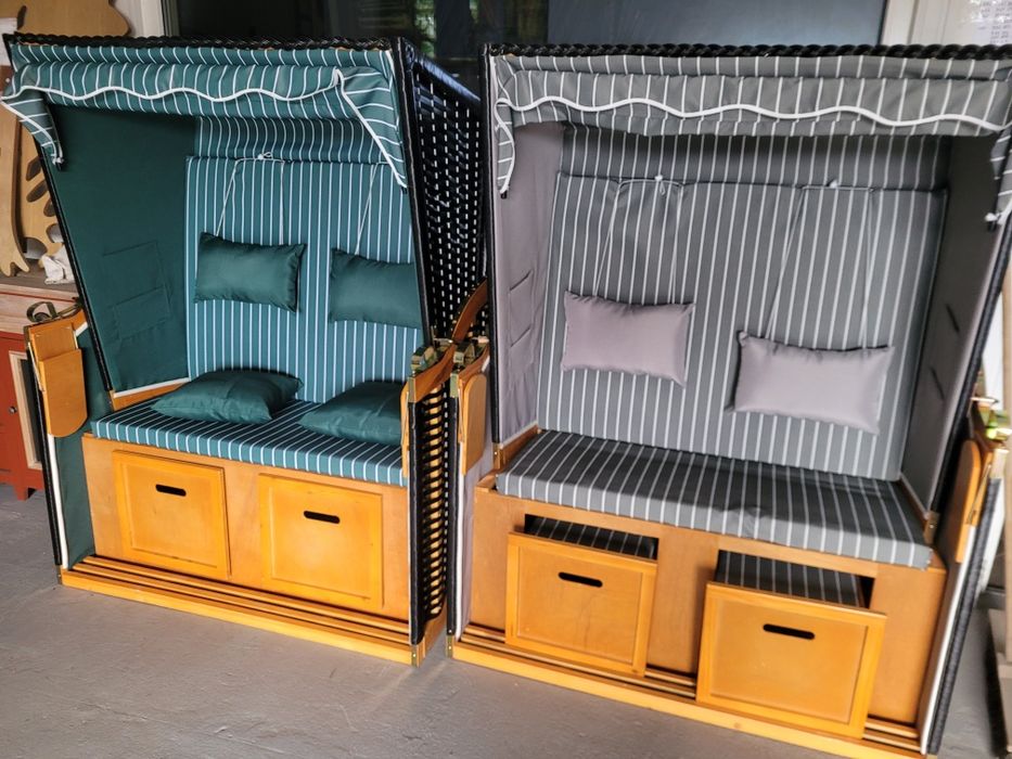 Kosz plazowy butelkowa zieleń! Plecionka czarna. Kosz na ogrod .