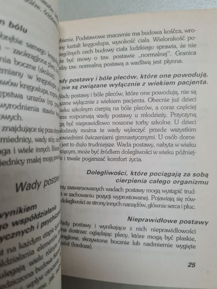 Jak uśmierzać bóle pleców - Kieszonkowa encyklopedia