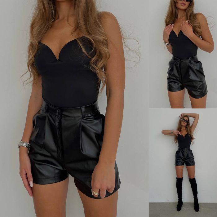 Жіночі Шорти шкіряні / Женские шорты ЭКО кожа