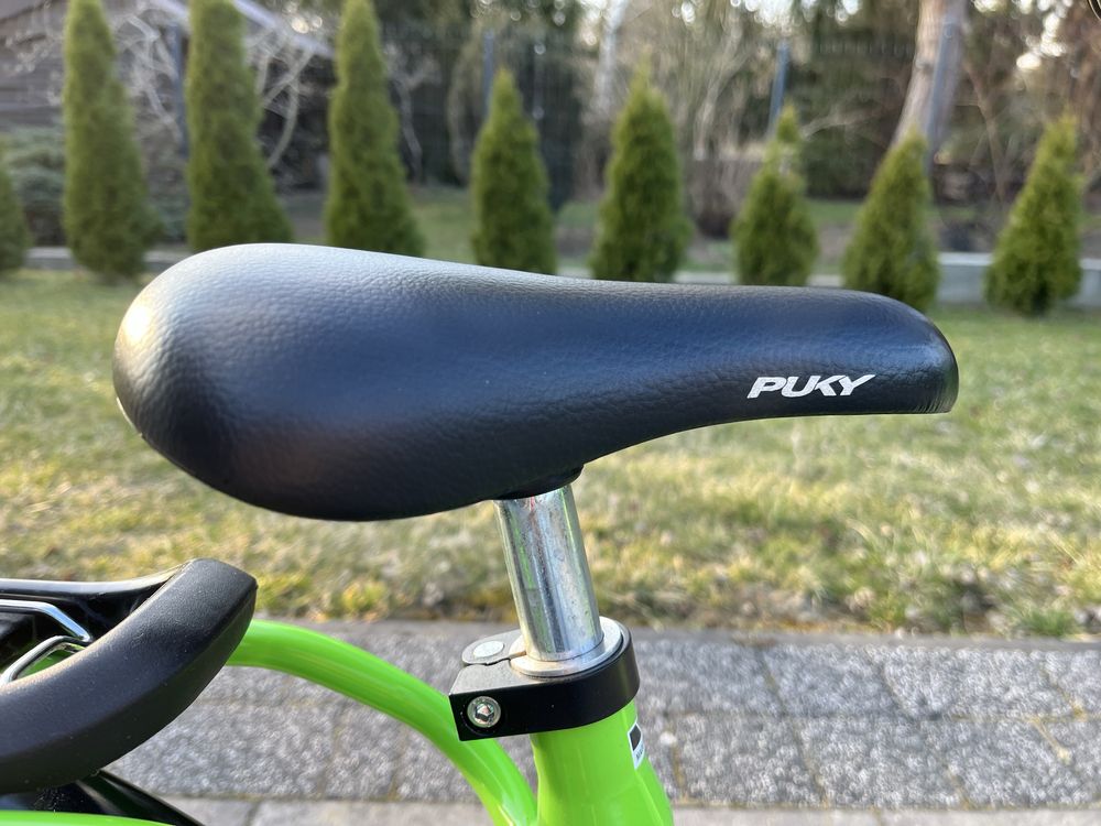Rower dziecięcy pucky steel 18 cali kiwi/biały