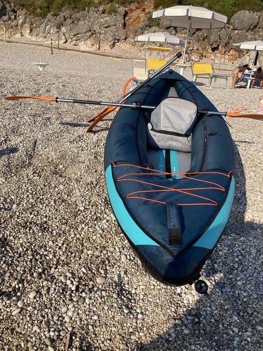 Надувний Туристичний Каяк ITIWIT Тримісний 3,82 х 1,08 м Синій