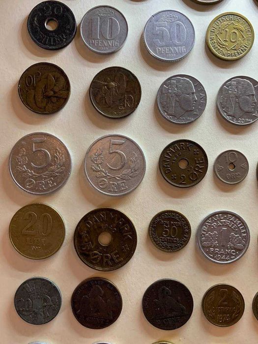 Монеты  Европы разные