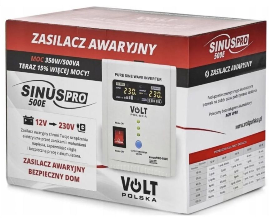 Джерело безперебійного живлення Volt Polska Sinus Pro 500E 350 Вт