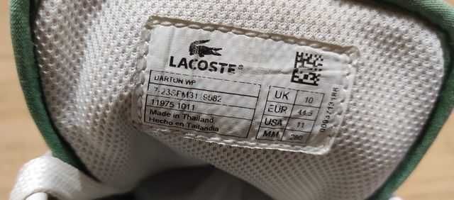 Trampki Męskie Lacoste darton wp rozm 44,5