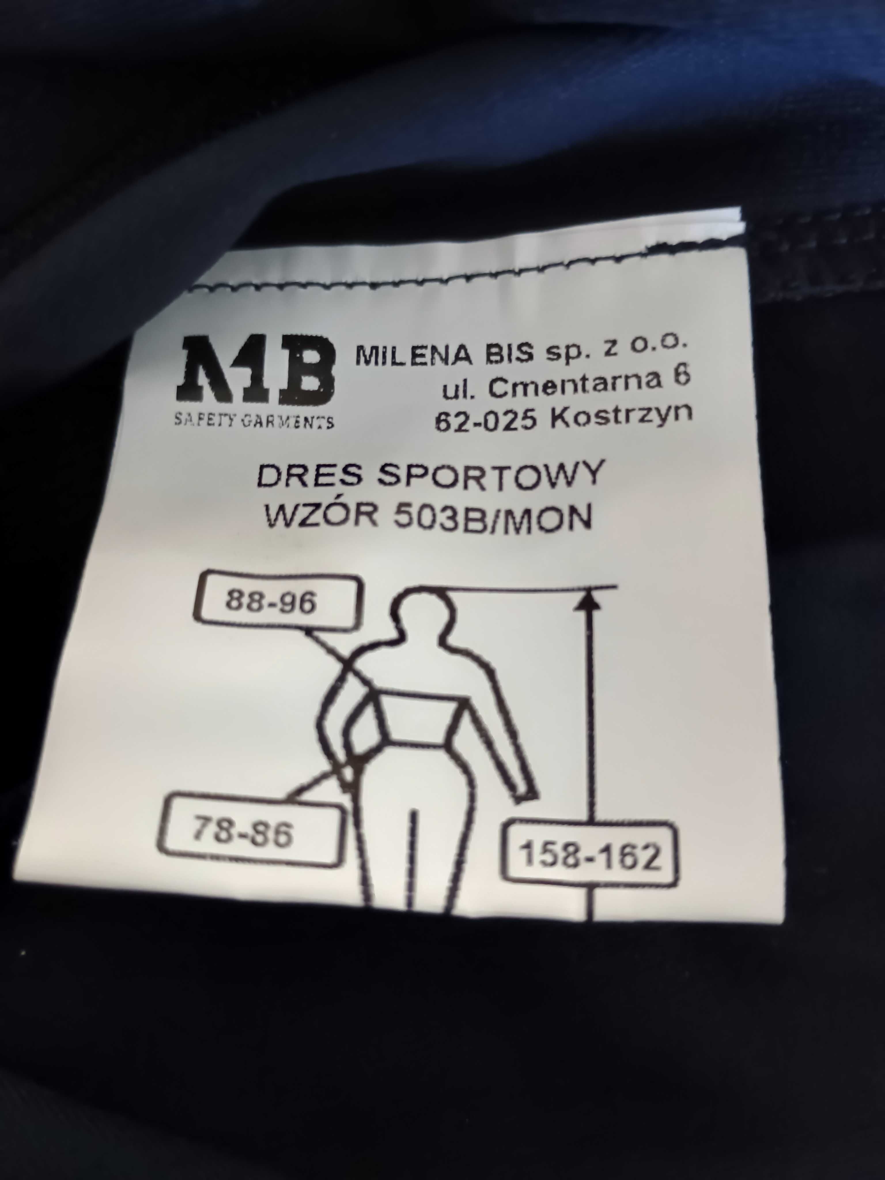 Wojskowy Dres Sportowy wzór 503B/MON rozmiar 88-96, 158-162, 78-86 cm