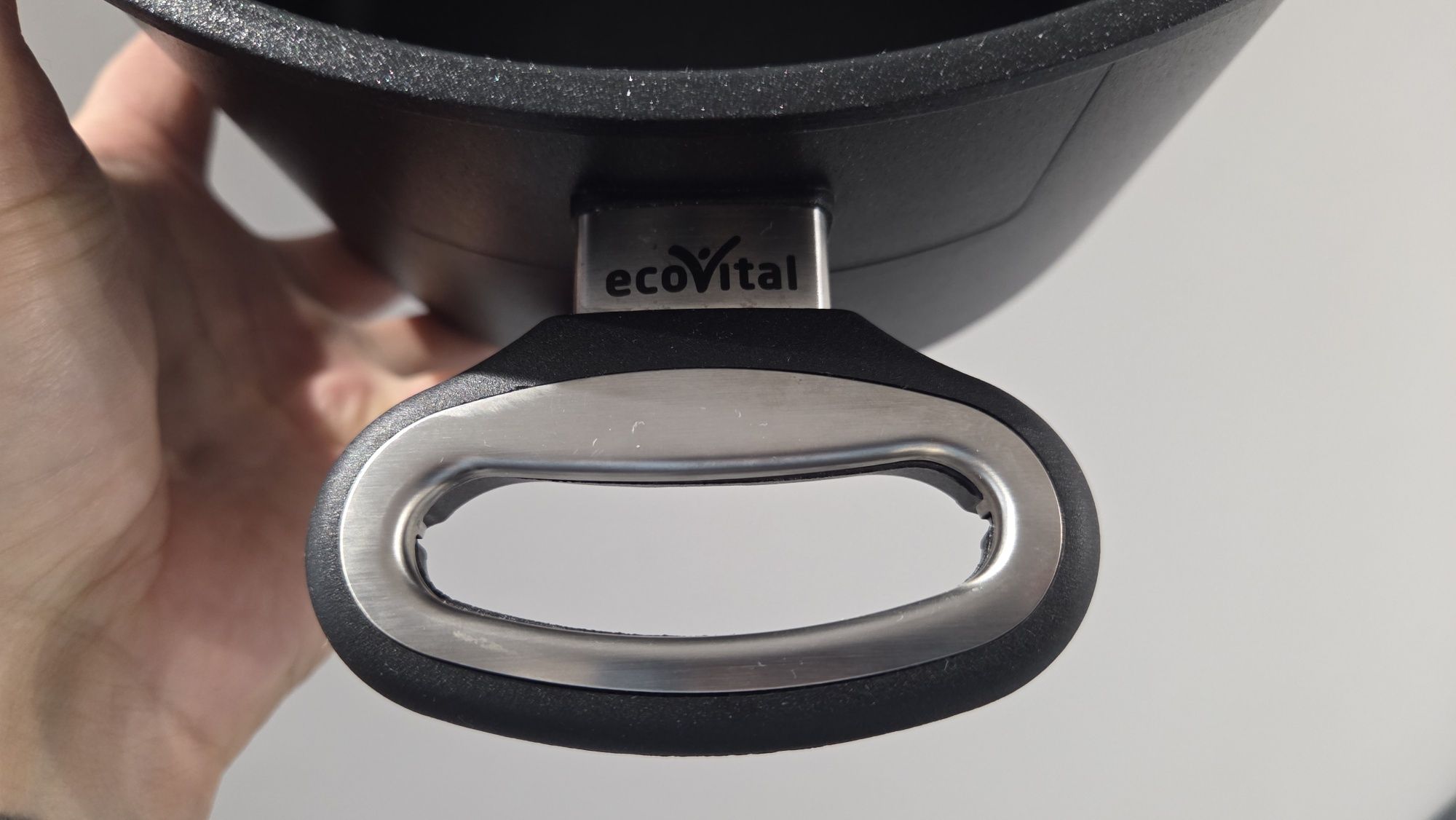 Parowar Garnek EcoVital z Powłoką Tytanową Stan Idealny Duży Pojemność