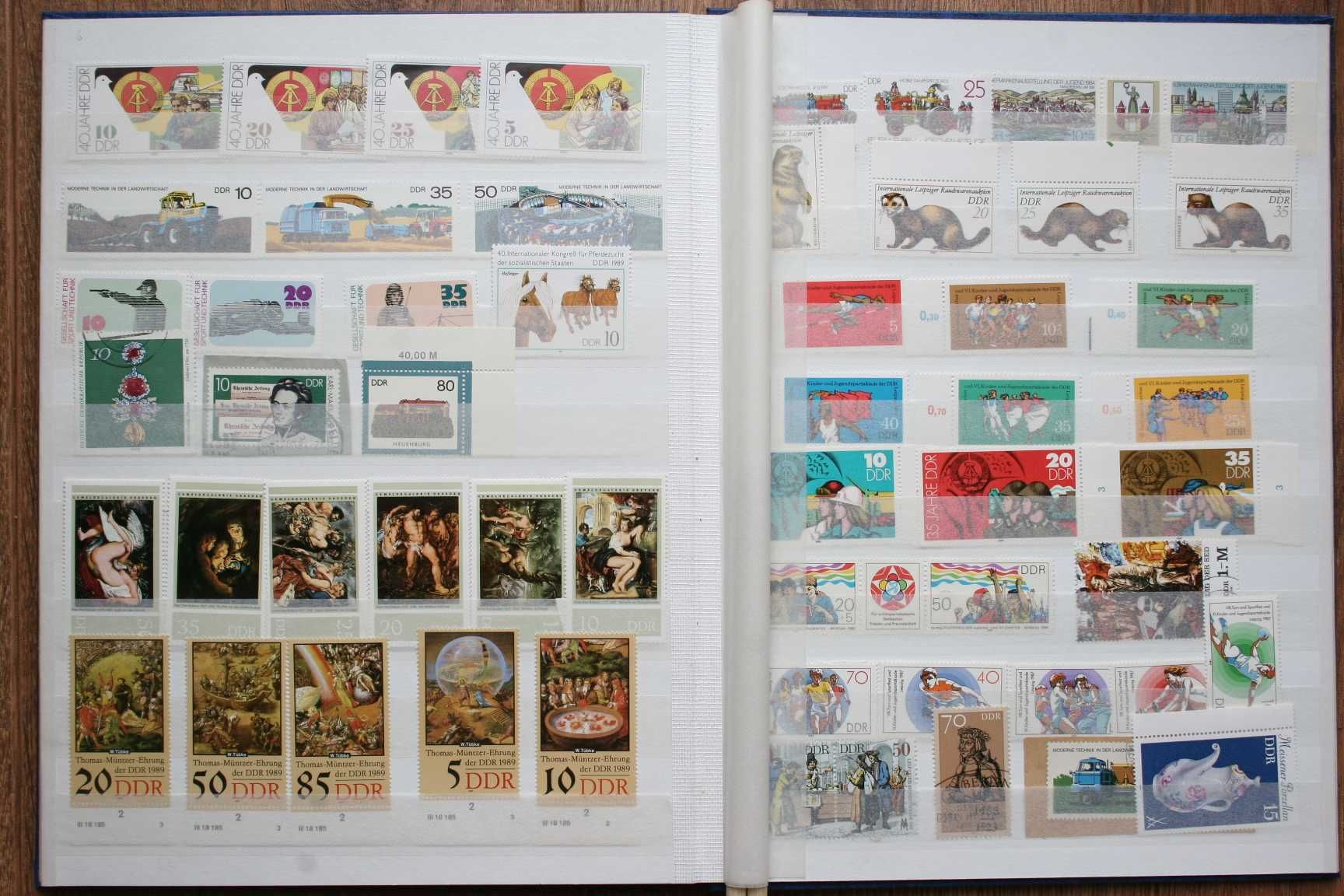 Klaser ze znaczkami z Niemiec (DDR) Klaser BB4