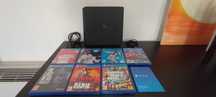 Playstation 4 + Comando + 7 Jogos