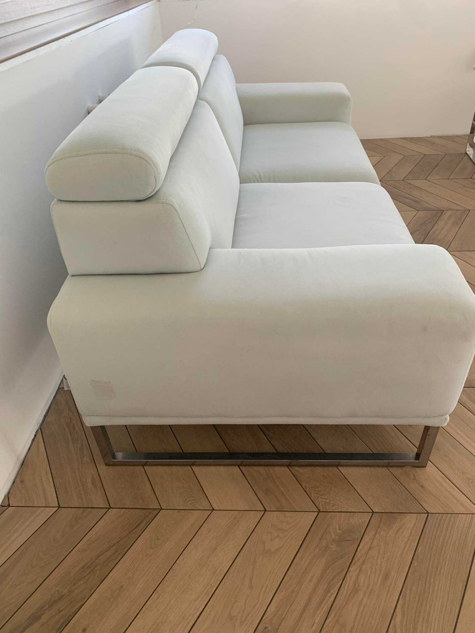 Jasnoszara Sofa Trzyosobowa Georgia Stylowa, Nowoczesna  WESTWING