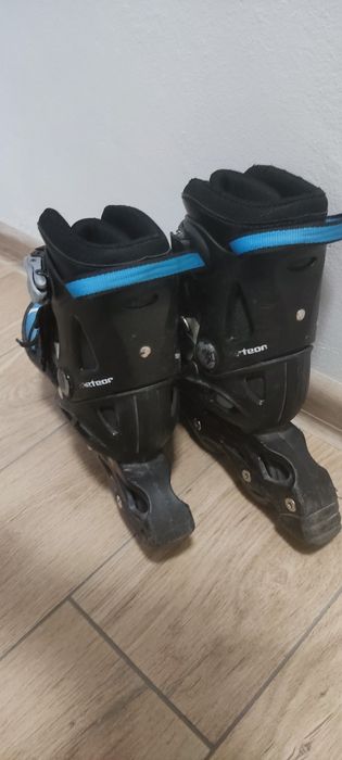 Rolki 34-37 czarny niebieski