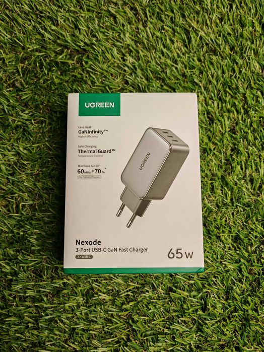Зарядний пристрій UGREEN 65W USB-C GaN Fast Charger