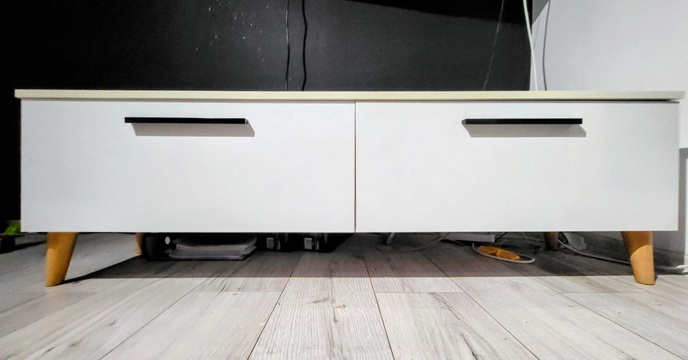 Szafka RTV biały połysk