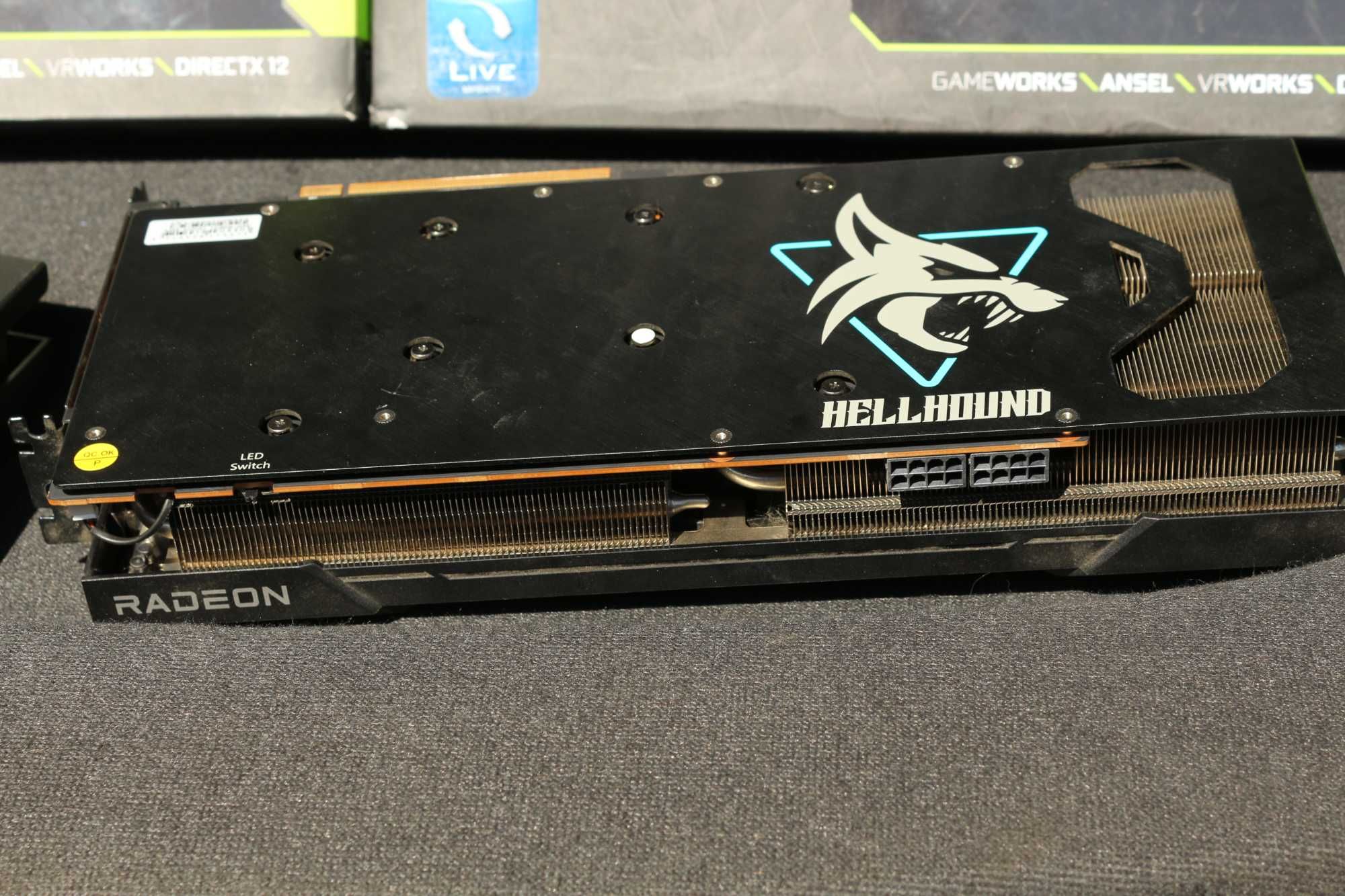 Видеокарта PowerColor AMD Radeon  RX 6700 XT 12Gb RX 6600 XT Hellhound
