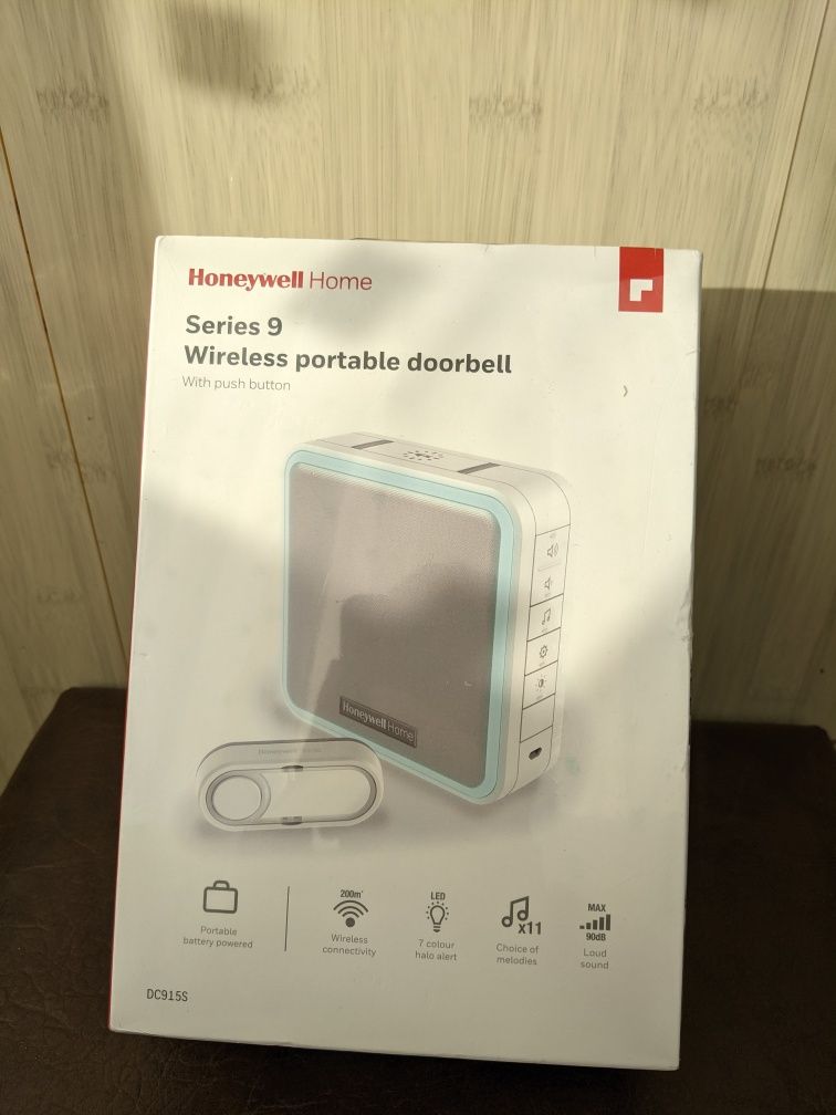 Дверний дзвінок Honeywell Home DC915S Series 9 doorbell 200m LED White