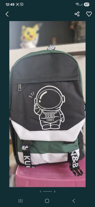 Стильні Рюкзаки для Сміливих Пригод: Астронавт та Енджел Стіч