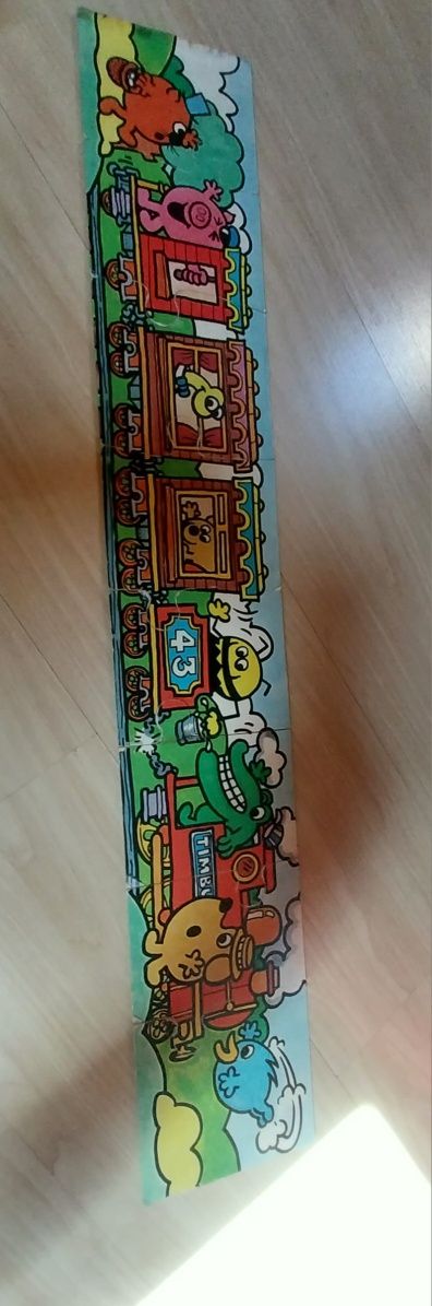 Puzzle antigo em madeira de fabrico Inglês