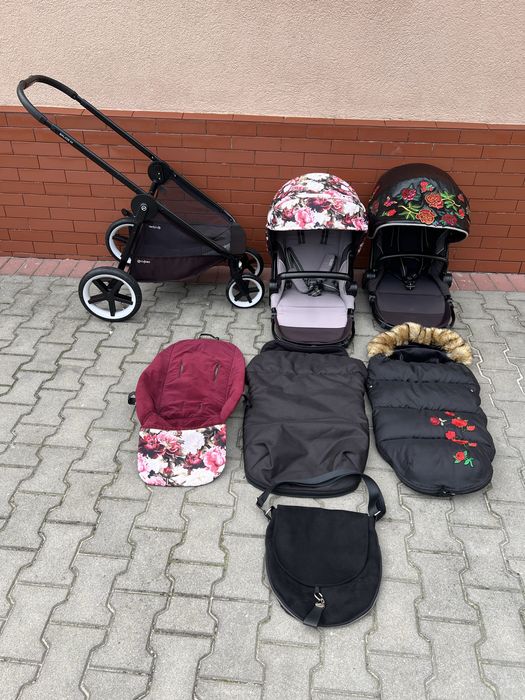 Wózek spacerowy spacerówka cybex balios M  2 siedziska 2 śpiwory