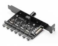 Реобас GEEK SATA на 7 кулеров 4 pin / 3 pin (в PCI слот) Fan Hub