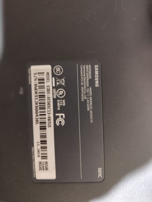 Samsung Chromebook 3 XE501C13