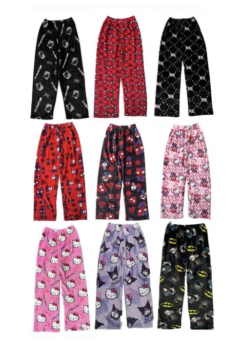 Плюшеві штани Hello Kitty. Spider Man. Batman. Stitch. Kuromi.