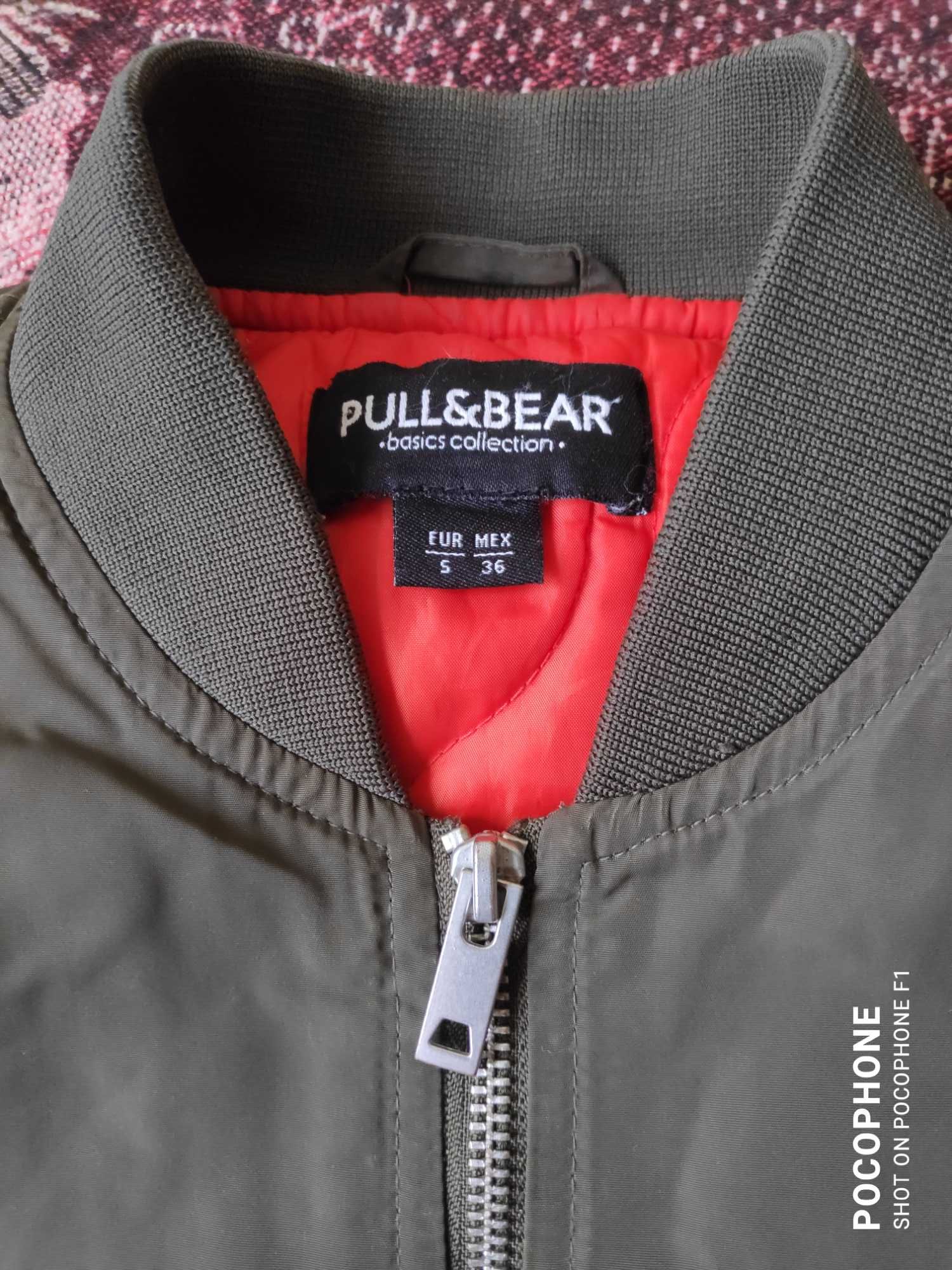 Куртка -бомбер Pull&bear демисезонная