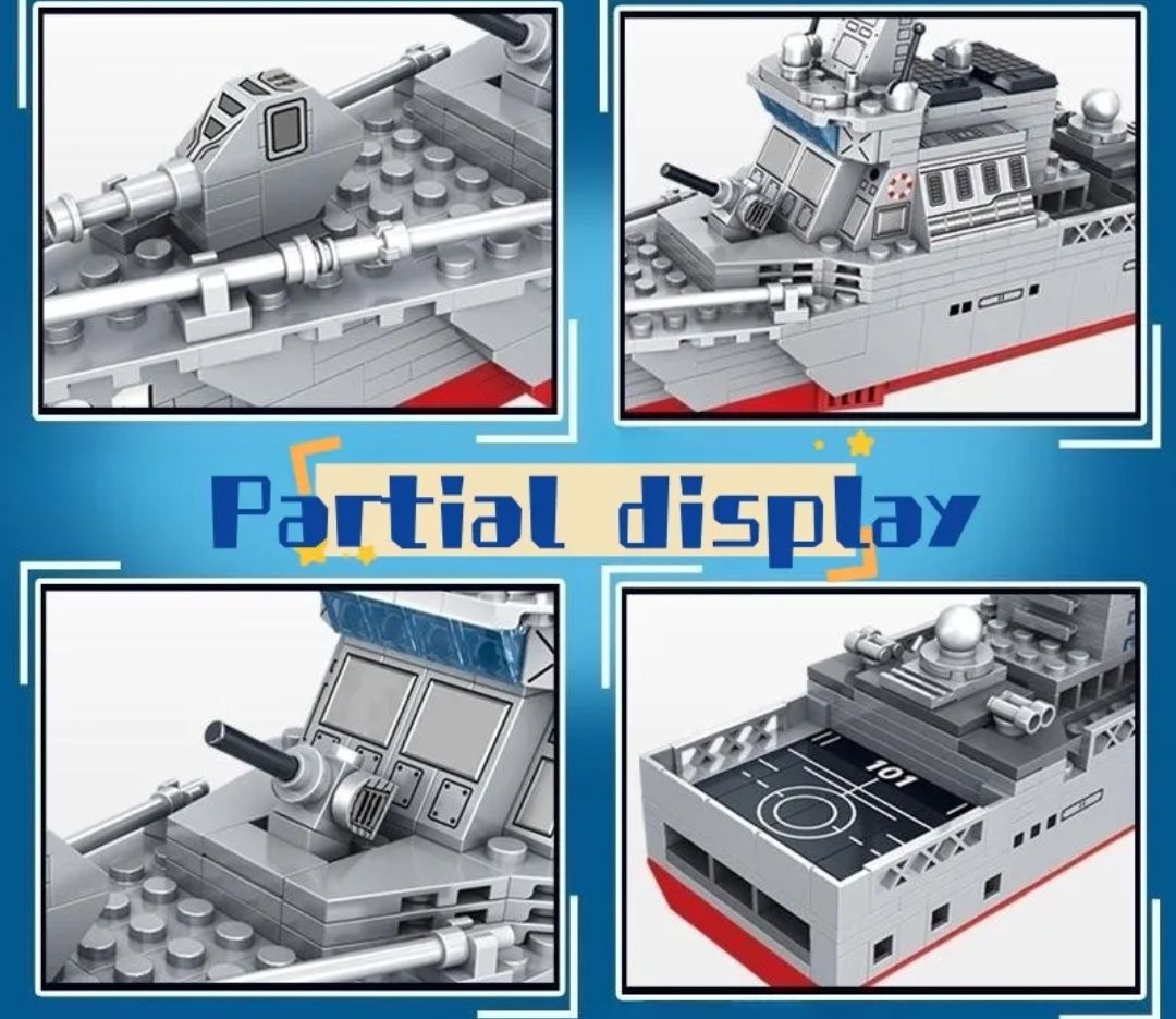 Конструктор Армия KB 2015 "Боевой катер, сторожевой корабль", 418 дет.