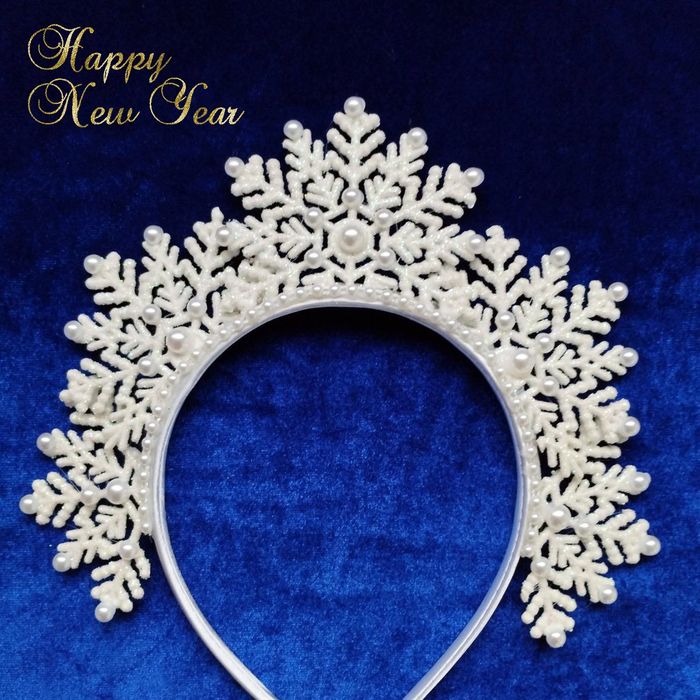 Акція! Новорічний обруч сніжинки корона на свято лол єдиноріг