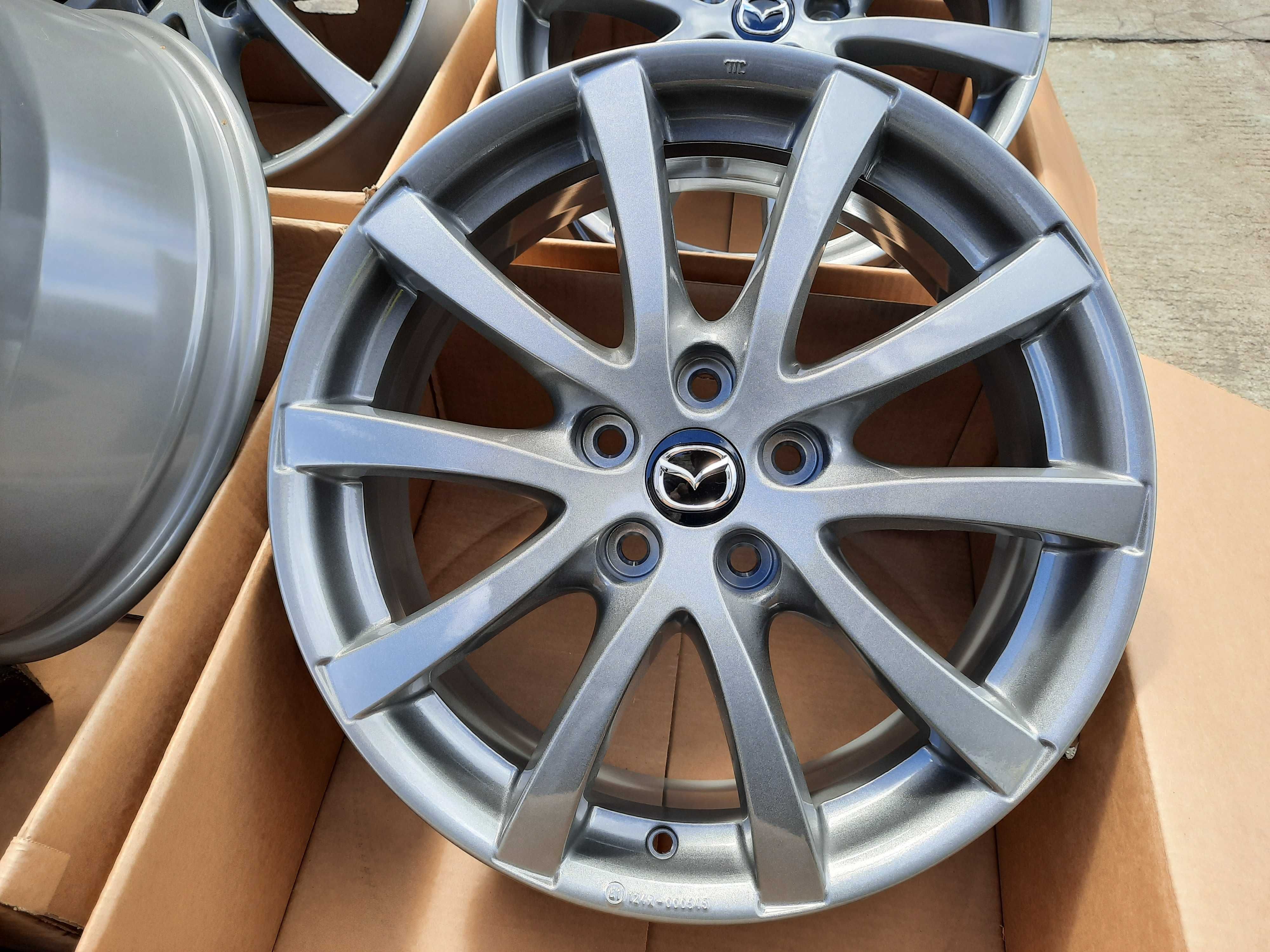 Alufelgi MAZDA 18 NOWE 5x114,3 MPV 3 5 6 CX-3 MX-5 MX-6 INNE! GRAFIT