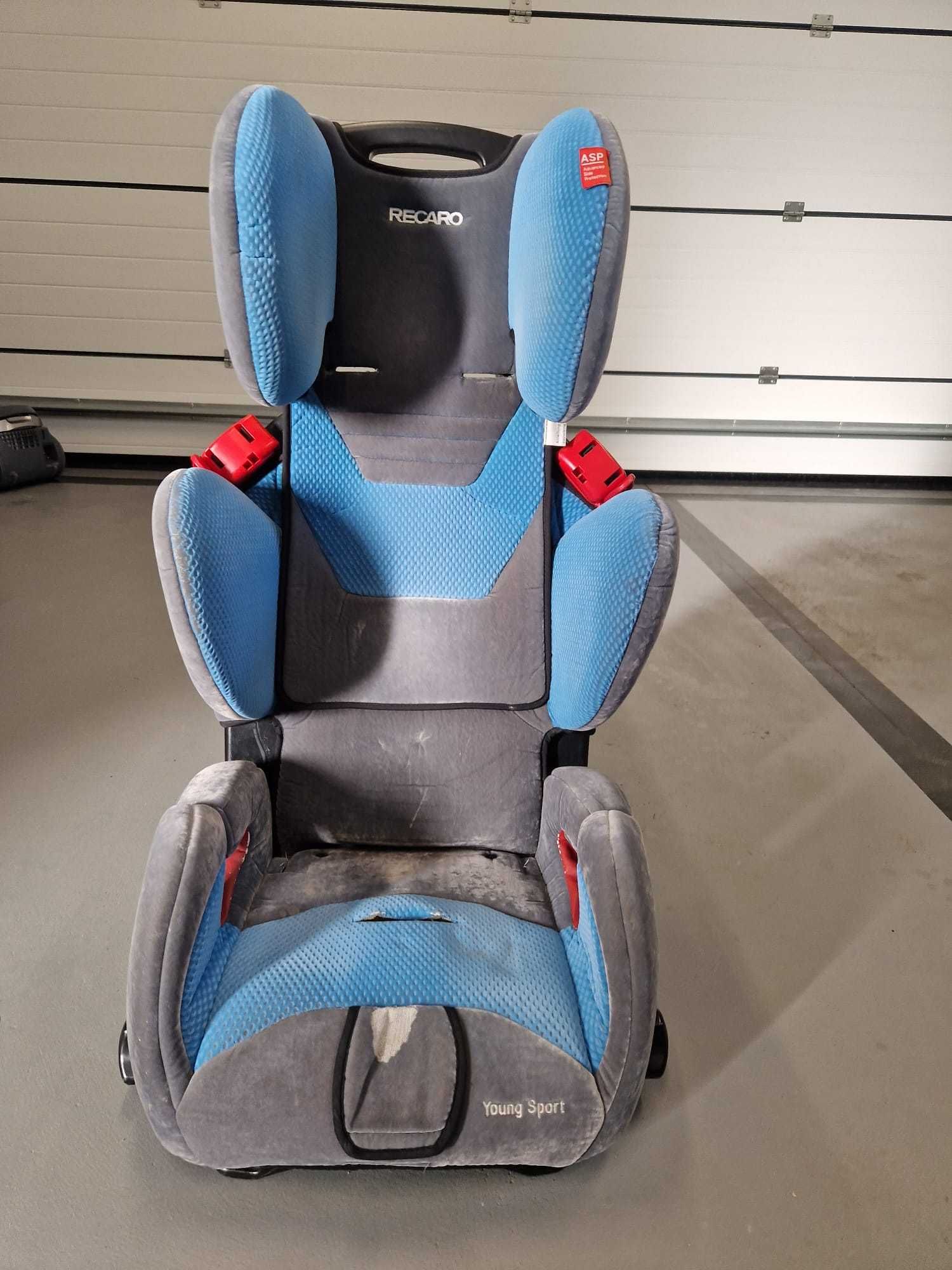 Recaro Young Sport, fotelik samochodowy, stan BDB