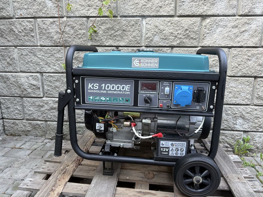 Бензиновий генератор Konner&Sohnen KS 10000E 8кВт