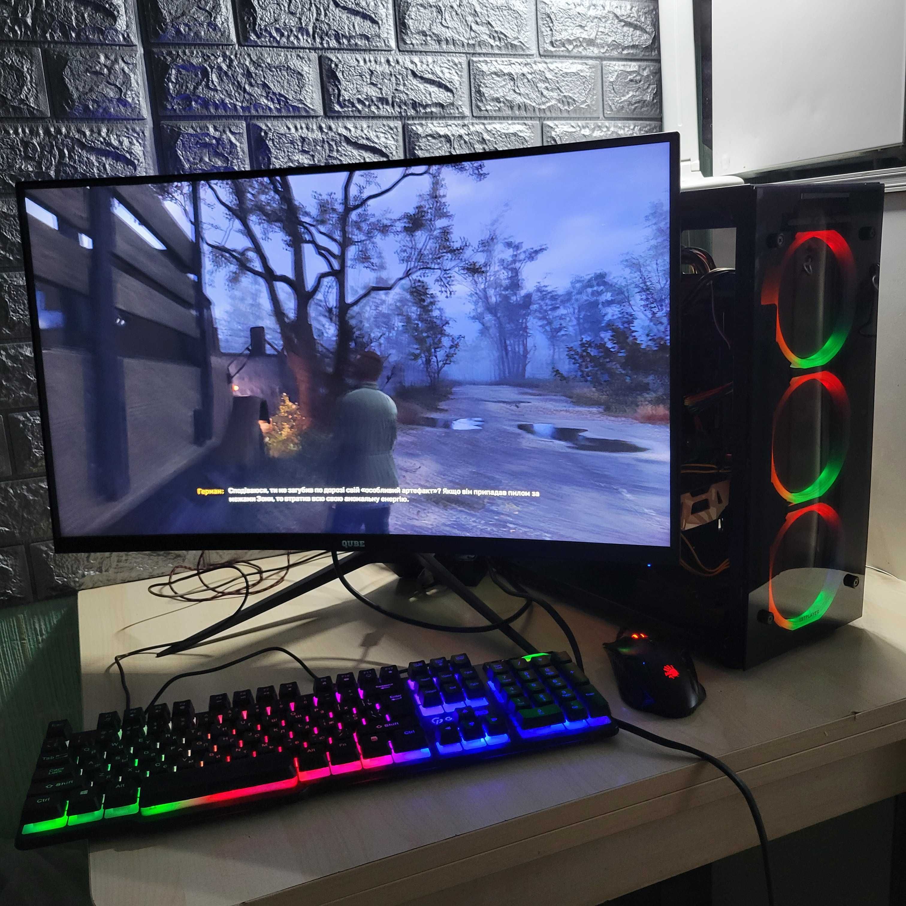 STALKER2 i7 8ядер +rx 570 8gb ram 16 ssd 256 hdd 1tb Windows компьютер