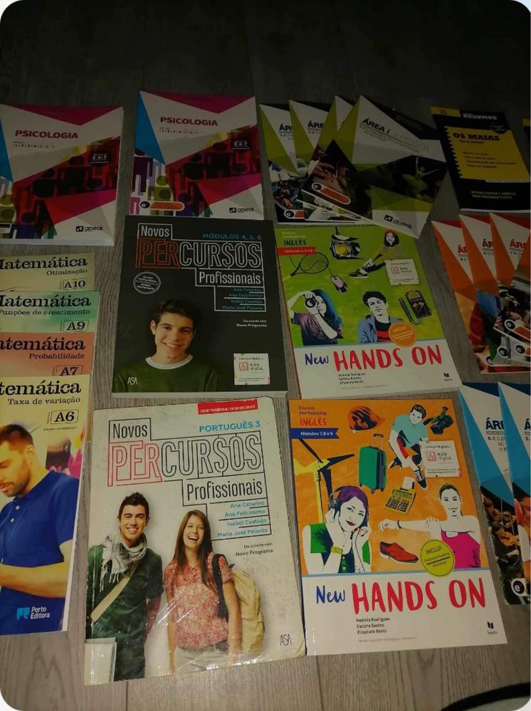 Livros escolares de curso profissional