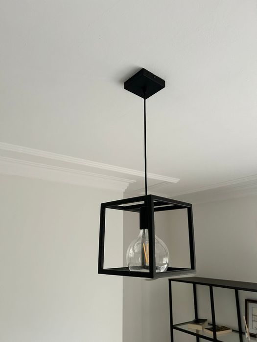 Candeeiro de teto suspenso ELDRICK Preto