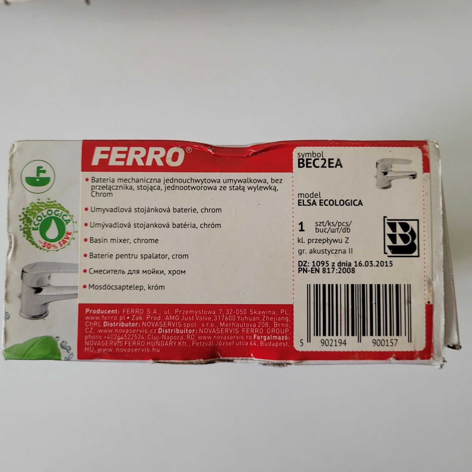 Bateria umywalkowa Ferro Nowa