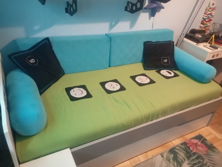 Łóżko młodzieżowe 90x200 szuflada