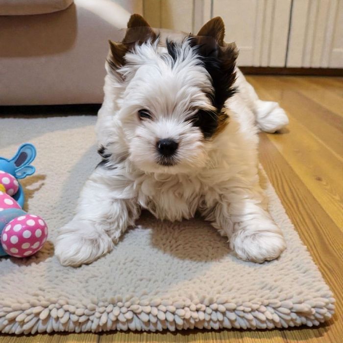 Biewier yorkshire terrier piesek