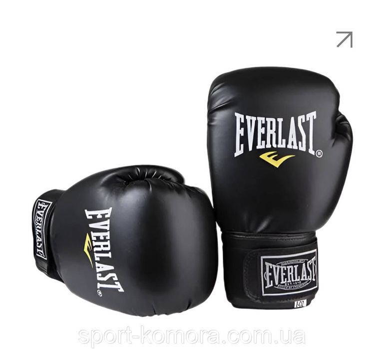 Рукавички для боксу  Everlast 10, 12, 14, 16 унцій  перчатки бокс ММА