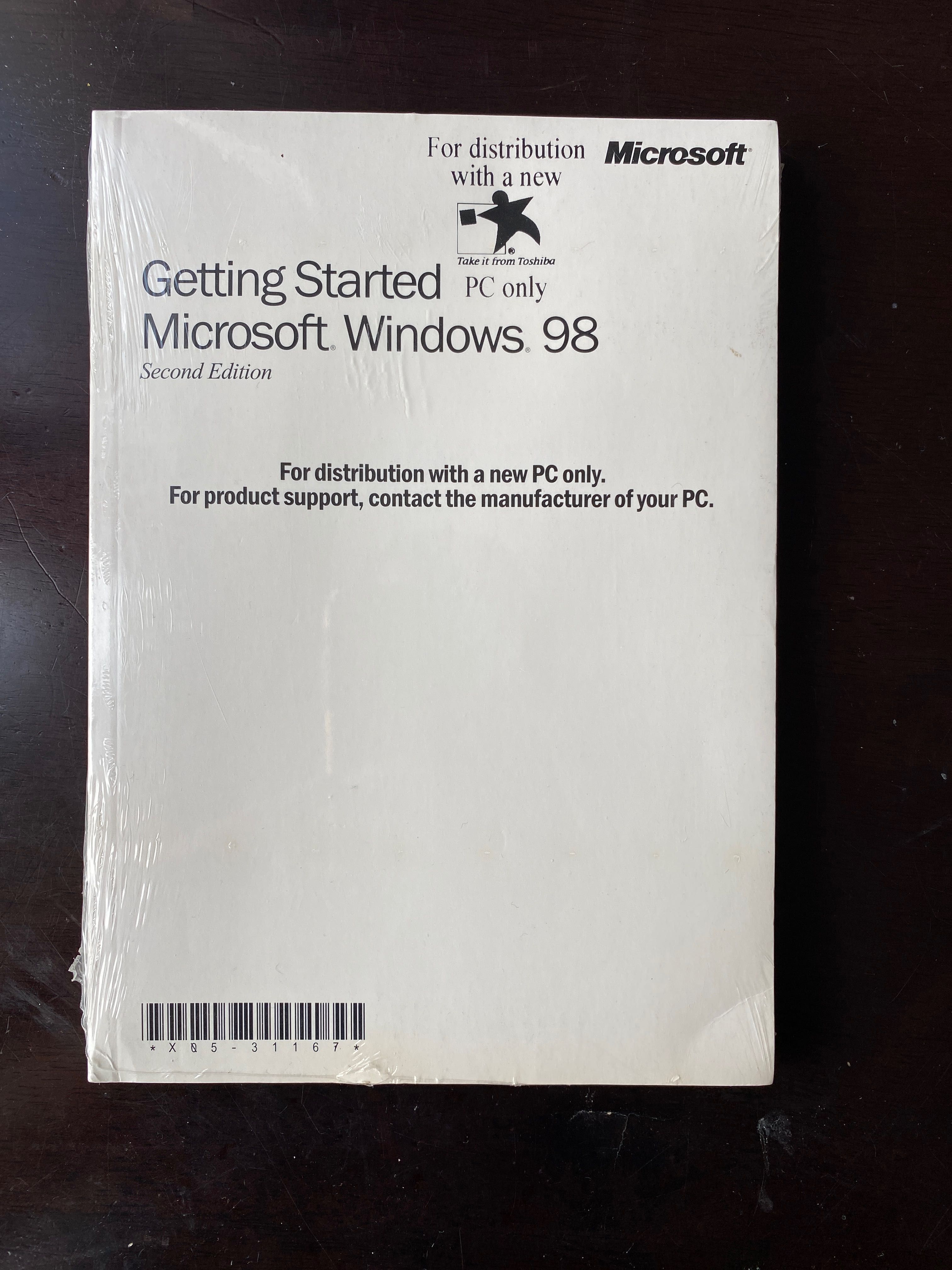 Książeczka Microsoft Windows 98 wydanie drugie oryginał