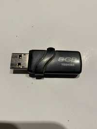 Флеш памʼять USB TOSHIBA USB 2.0 8GB Black