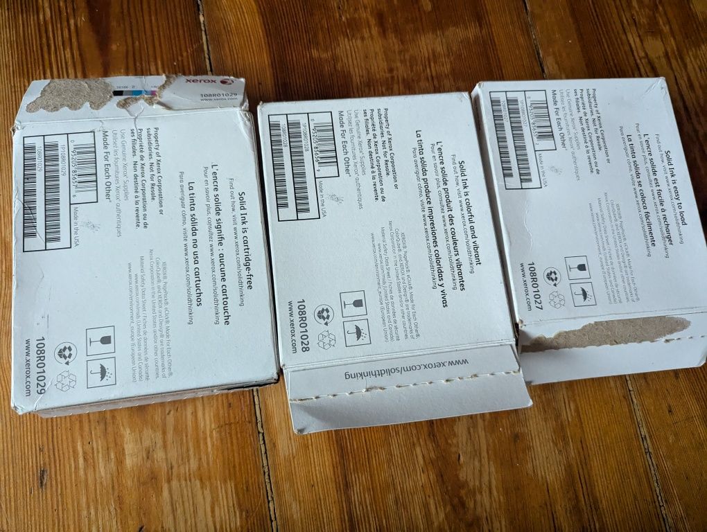 Wklad tusz ,color kostki qube toner do drukarki xerox 8900,