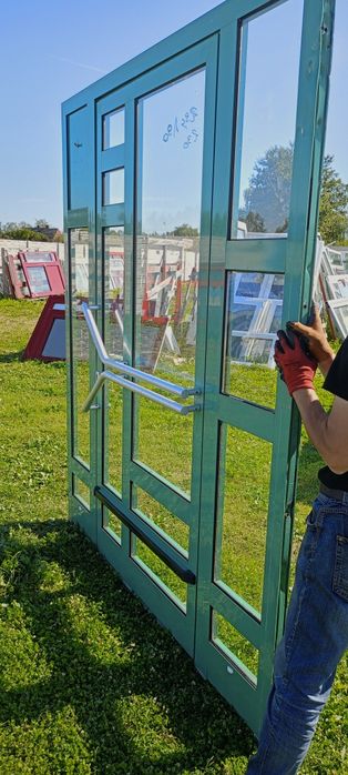 Drzwi aluminiowe używane z Niemiec super stan dostawa gratis cały Kraj