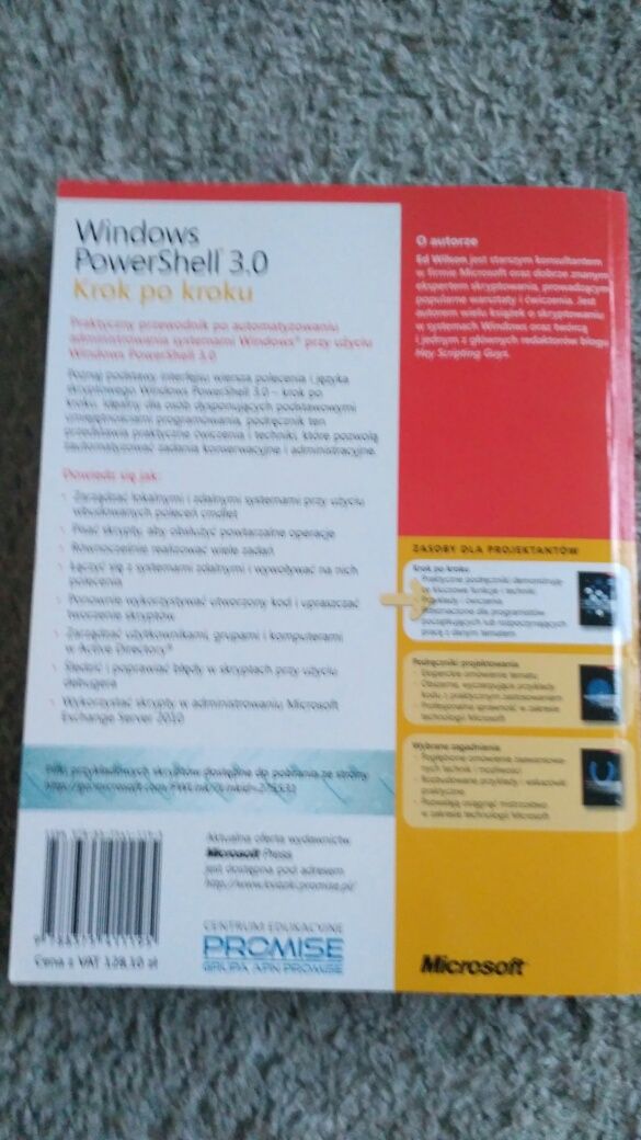 E. Wilson „Windows Power Shell 3.0 – krok po kroku”