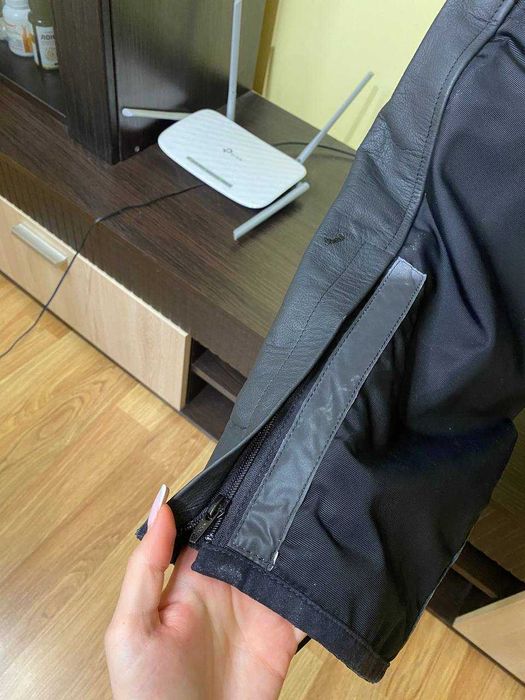 Мотоштани Cobra (Norw) - Шкіра + Вогнетривкий текстиль. Великий розмір