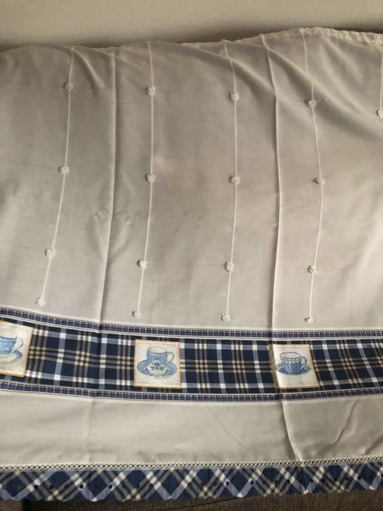 Par de cortinas curtas (cozinha)
