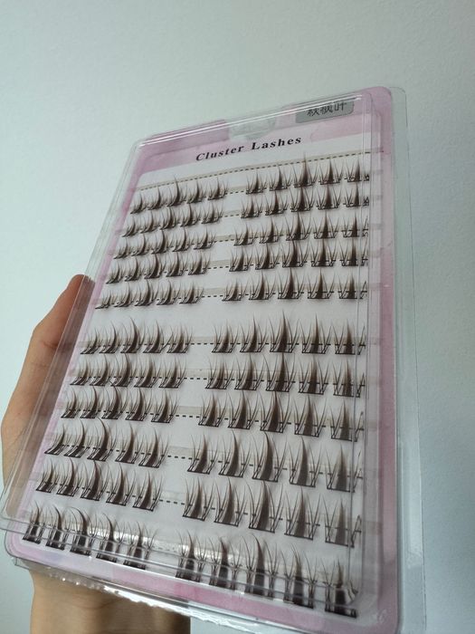 Sztuczne rzęsy brązowe delikatne anime rzęsy bondingowe