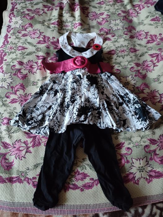 Дитячий сарафан з лосинами на зріст 116, б/у в гарному стані