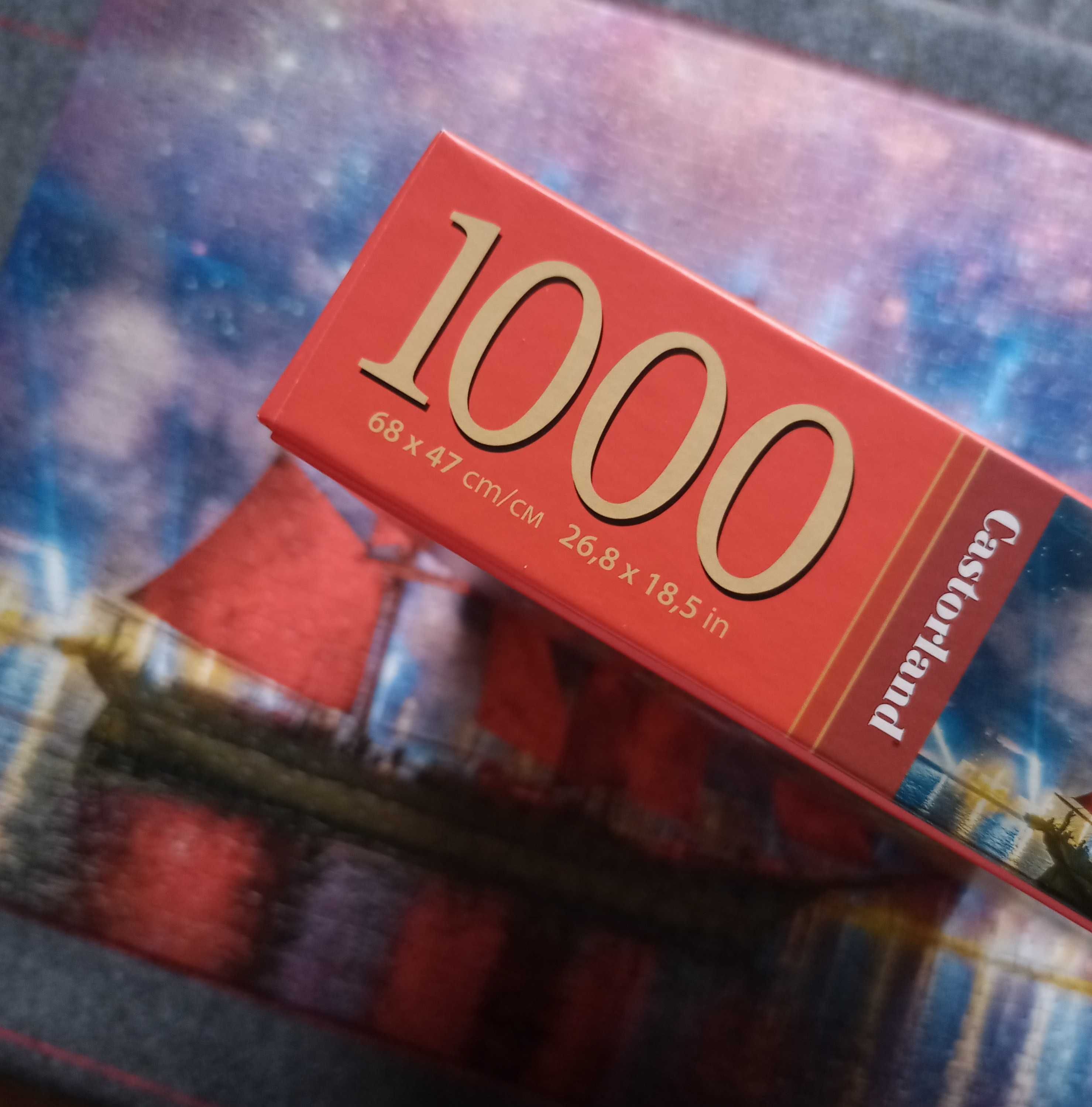 Puzzle Czerwona fregata 1000 elementów