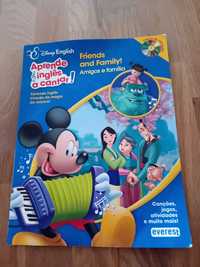 Livro Disney - Aprende  Inglês a Cantar! Amigos e Família
