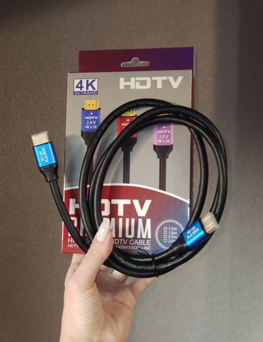 Якісний Кабель HDMI HDTV Premium High Speed 2.0.