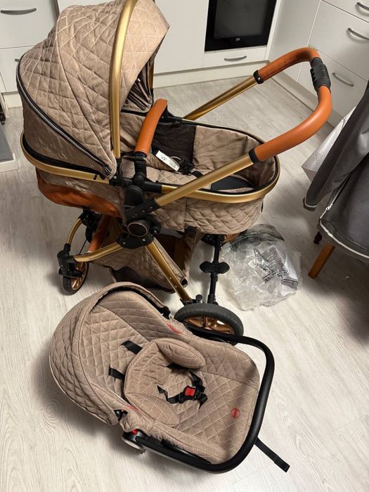 KINDERKRAFT wózek wilofunkcyjny + fotelik 3W1